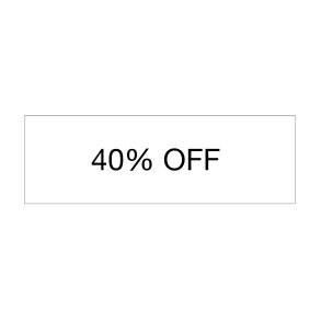 40% OFF