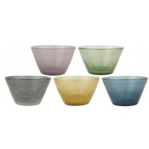 Ib Laursen - Glasskl mundblst - fs i 5 farver/bl og gr tilbage