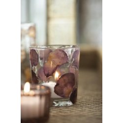 Ib Laursen - Lygte til fyrfadslys - med rosenblade 