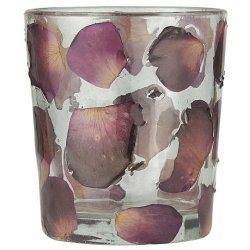 Ib Laursen - Lygte til fyrfadslys - med rosenblade 