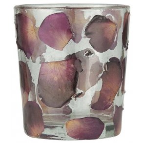 Ib Laursen - Lygte til fyrfadslys - med rosenblade 