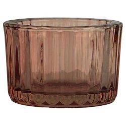 Lygte t/fyrfadslys plum fra Ib Laursen