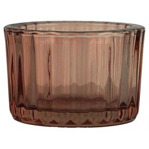 Lygte t/fyrfadslys plum fra Ib Laursen