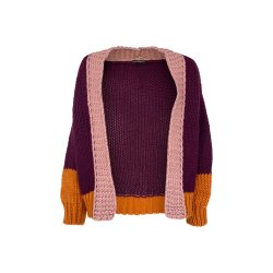 Black Colour - ELVA cardigan - onesize i vinrd med andre farver