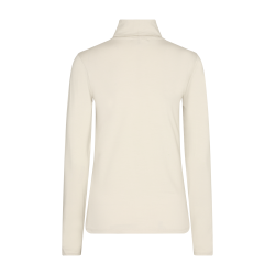 FREEQUENT - FQLIANA Bluse med rullekrave - moonbeam/beige