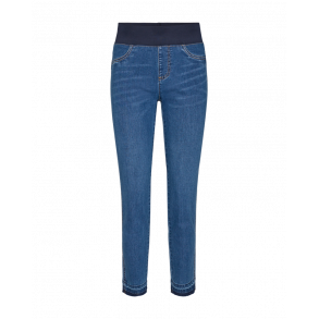 FREE/QUENT - SHANTAL Jeans medium bl m/r kant 