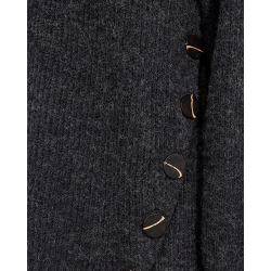 FREE/QUENT - FQSILA Strik Pullover  - mrkegr