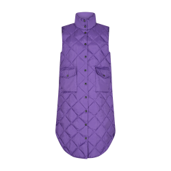 FREE/QUNET - FQOLGA Vest lang vatteret - lilla