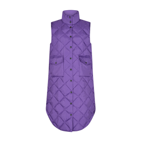 FREE/QUNET - FQOLGA Vest lang vatteret - lilla