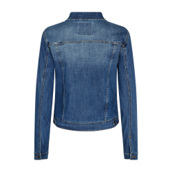 FREE/QUENT - FQROCK Cowboyjakke - medium blue denim