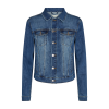 FREE/QUENT - FQROCK Cowboyjakke - medium blue denim
