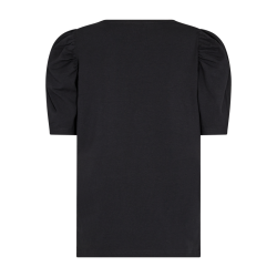 FREE/QUENT - FQFENJAL - T-shirt med Pufrmer - sort