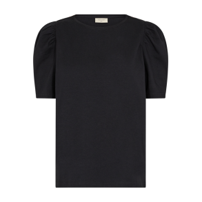 FREE/QUENT - FQFENJAL - T-shirt med Pufrmer - sort