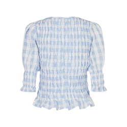 FREE/QUENT - ISABELLE Bluse - chambray blue mix 