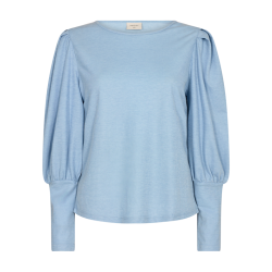 FREE/QUENT - FQFILAN Bluse - chambray blue med lange rmer