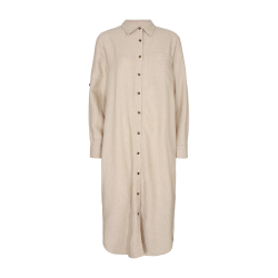 FREE/QUENT - FQLAVA - Hr Skjortekjole - beige