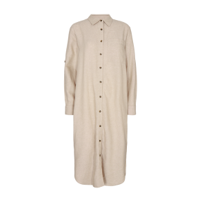 FREE/QUENT - FQLAVA - Hr Skjortekjole - beige