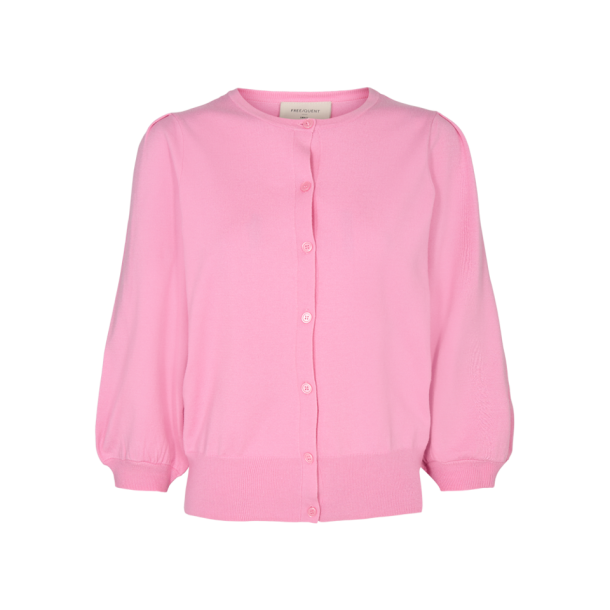  FREE/QUENT - FQCALL Strikcardigan - begonia pink