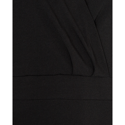 FREE/QUENT - FQYRSA Kjole med V-udskring - sort