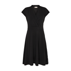 FREE/QUENT - FQYRSA Kjole med V-udskring - sort