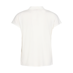 FREE/QUENT - YRSA kortrmet Bluse - off-white