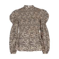 FREE/QUENT - FQKAISA Bluse -  zebraprintet