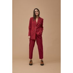 FREE/QUENT - FQKITTE Jakke/Blazer - cerise med stribet for