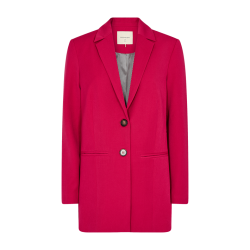 FREE/QUENT - FQKITTE Jakke/Blazer - cerise med stribet for