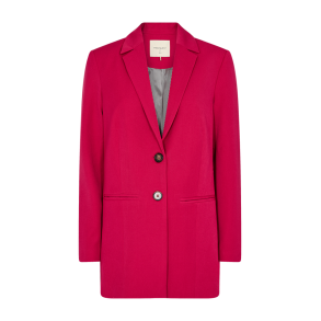 FREE/QUENT - FQKITTE Jakke/Blazer - cerise med stribet for