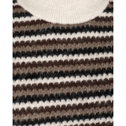 FREE/QUENT - FQHILLA Pullover strik - coffee bean w. black