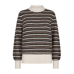 FREE/QUENT - FQHILLA Pullover strik - coffee bean w. black