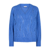 FREE/QUENT - FQHOLM Pullover strik - Amparo blue