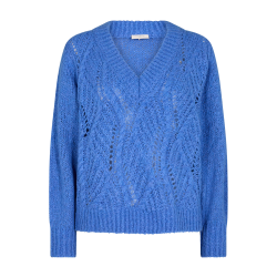 FREE/QUENT - FQHOLM Pullover strik - Amparo blue