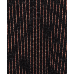 FREE/QUENT - FQSALYN Strik Kjole - sort med cappuccino lurex striber