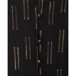 FREE/QUENT - FQKALIKA Kjole - sort med guld detaljer