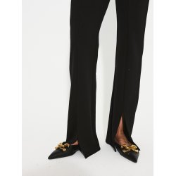 FREE/QUENT - FQHANNI buks - sort med slids midtp nederst foran