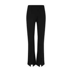 FREE/QUENT - FQHANNI buks - sort med slids midtp nederst foran