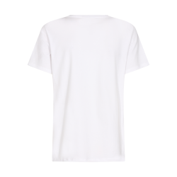 FREE/QUENT - FQFENJAL - T-shirt - hvid med print 