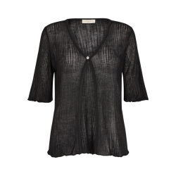 FQELINA - Cardigan sort fra FREE/QUENT (201887)