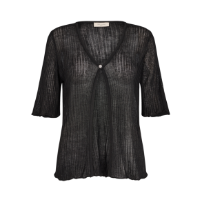 FQELINA - Cardigan sort fra FREE/QUENT (201887)