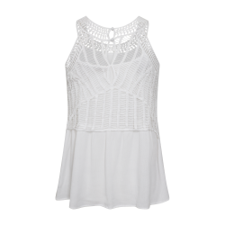 FQVALEEN - Top hvid fra FREE/QUENT (201991)