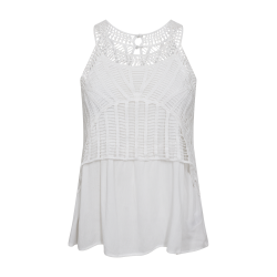 FQVALEEN - Top hvid fra FREE/QUENT (201991)