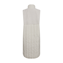 FQOLGA Lang Vest beige fra FREE/QUENT (202108)