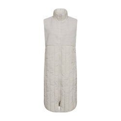 FQOLGA Lang Vest beige fra FREE/QUENT (202108)