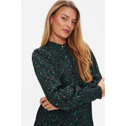 FREE/QUENT - FQTERESA Kjole - sort og grn blomstret