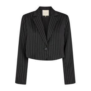 FREE/QUENT - FQLOVIN Jakke nlestribet - sort/offwhite