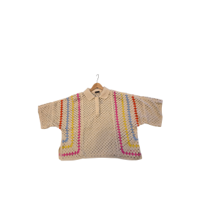 Qnuz - Rainbow Strik Polo - beige
