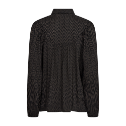 FREE/QUENT - FQADNEY Bluse - brun og sort mnstret