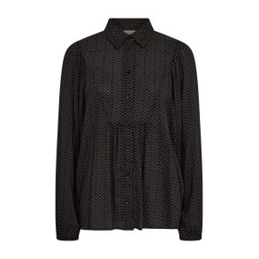 FREE/QUENT - FQADNEY Bluse - brun og sort mnstret