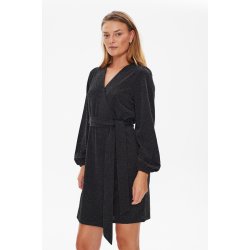 FREE/QUENT FQALTO - Kjole med glimmer - sort